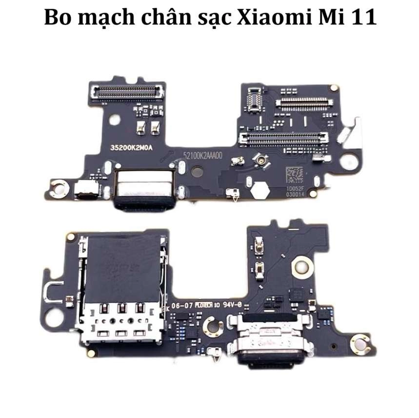 Thay bo mạch chân sạc Xiaomi Mi 11 gồm cả ổ sim và microphone nghe gọi